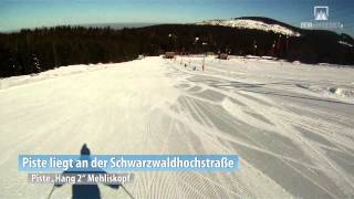 Skigebiet Mehliskopf Nordschwarzwald Pistenvideo [upl. by Stanton]