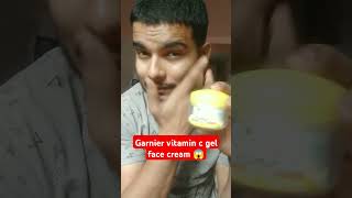 All skin types face cream 😱👍 Garnier vitamin c gel face cream skincare garnier facecream hk [upl. by Asyral]