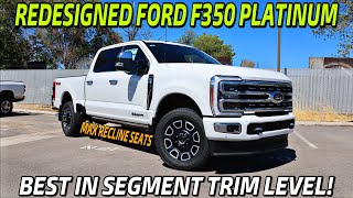 Redesigned Ford F350 Platinum This Ultimate City Boy Truck Is Miles Ahead Of GMC And RAM HDs [upl. by Enotna]