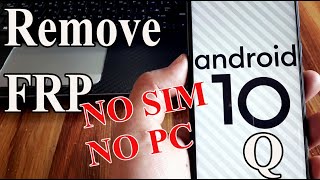 2020 Bypass All SAMSUNG FRPGoogle Lock Android 10 Q WITHOUT PC or SIM [upl. by Joey]