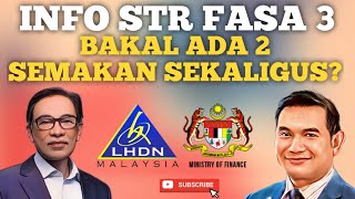 INFO STR FASA 3 BAKAL ADA 2 SEMAKAN SEKALIGUS NANTI [upl. by Dunson280]