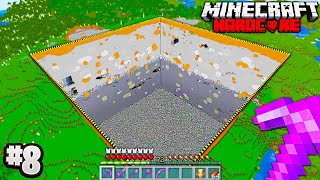 I Mined a 100x100 AREA To BEDROCK in Hardcore Minecraft Episode 8 [upl. by Gigi]