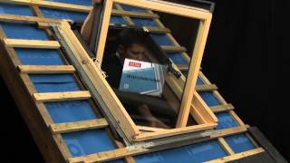 How to install a Velux roof window in a slate roof at standard height [upl. by Ecnahc]