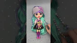 Ojos de la muñeca Lila🩵💜 blythe doll muñecas blythedoll dollcollector kawaii [upl. by Adnilram]