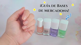 Guía Completa de Bases para Uñas de Mercadona  PrimaveraVerano 2023  LULU B NAILS [upl. by Salome]