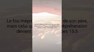 Proverbe🤍✝️ lumière ☄️🕊️☄️ Amour✨ Dieu ✝️ bible 🙏 [upl. by Safir]