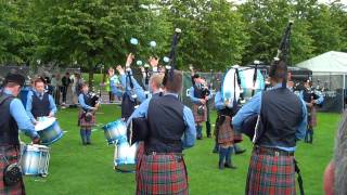 Cullybackey Pipe Band  World Pipe Band Championships 2010 [upl. by Rexferd]