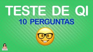 10 PERGUNTAS PARA TESTAR A SUA INTELIGÃŠNCIA  QI  IncrivelMente Curiosa [upl. by Searcy]