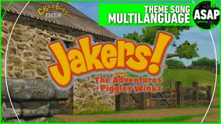 Jakers The Adventures of Piggley Winks Theme Song  Multilanguage Requested [upl. by Annaujat]