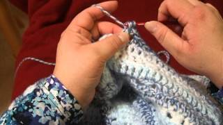 Wrapped double crochet stitch [upl. by Craw]