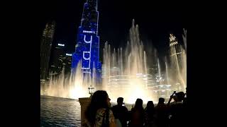 MADHAVS VLOG WATER FOUNTAIN BURJ KHALIFA DUBAI [upl. by Airalav3]