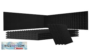 VEVOR Acoustic Foam Panels 4 Pack 48 x 24 x 2 in Review [upl. by Lynda]