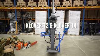 Klover 12  Krachtige houtkloofmachine 12 ton drukkracht [upl. by Cadmar]