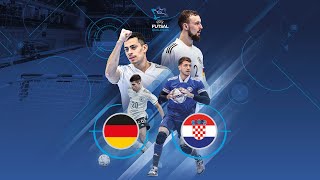 Deutschland  Kroatien  Futsal WMQualifikation [upl. by Ahsirkal]