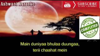 Main Duniya Bhula Dunga Karaoke with female voice [upl. by Anida]