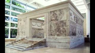 Ara Pacis Augustae Altar of Augustan Peace 13 9 B C E Rome [upl. by Mcquoid]