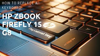 HP ZBook Firefly 15 G8  Keyboard Replacment [upl. by Gurney]