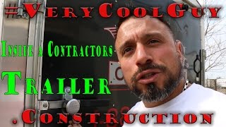 Inside A Contractors Tool Trailer [upl. by Ardnayek]