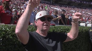 Dixieland Delight writer hears song at Alabamas BryantDenny Stadium for 1st time [upl. by Rahm]