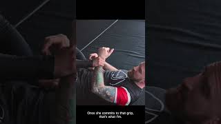 Easy Closed Guard Wrist lock bjj jiujitsutraining [upl. by Elay59]