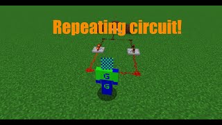 How to make a repeating redstone circuit Java amp Bedrock [upl. by Gunter]