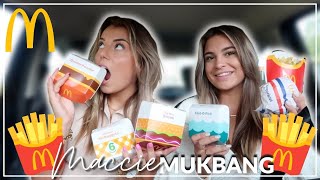 MEGA MCDONALDS MUKBANG MET ISABELLE 🍟🍔  Sara Verwoerd [upl. by Llirred]