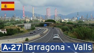 Spain A27 Tarragona  Valls [upl. by Valentino839]