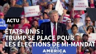 Trump lance la bataille pour les élections de mimandat  AFP [upl. by Phila]