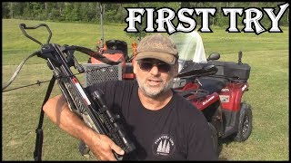 My CenterPoint® Primal 330 Recurve Crossbow  First Try [upl. by Haila]