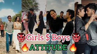 👹Girls Attitude Tiktok video 👹Boys Power Reels Video 👹ATTITUDE Trending video 👹 [upl. by Einobe]