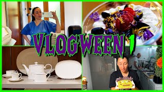 GASTROSCOPIA  GIRO IN RINASCENTE  RICETTA HALLOWEEN 🎃 VLOGWEEN 1 🎃 Fabiola Genovese Vlog [upl. by Lenoel]