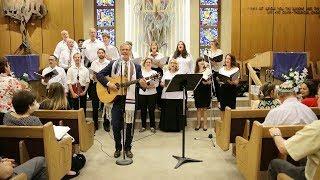 Cantor Richard Schwartz Farewell Service at Temple Beth David [upl. by Aiem]