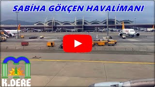 Pegasus Hava Yolları Sabiha Gökçen Havalimanı Kalkış  Sabiha Gokcen Airport Departure KDERE [upl. by Pawsner]