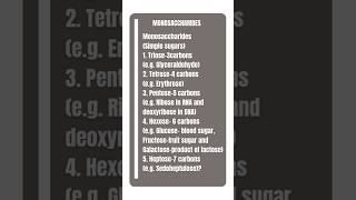 MONOSACCHARIDES  Triose Tetrose Pentose Hexose and Heptose  Biology Bloom [upl. by Coumas110]