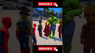 GTA 5 Spider Man কি বাঁচাতে পারবে মোটা হাল্ককে 😈 ভয়ঙ্কর লড়াই 🤩 shorts cartoon gta5 bangla [upl. by Dud]