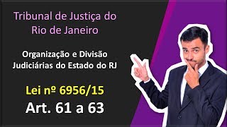 TJRJ  Organização Judiciária  Lei 695615  Art 61 ao 63 [upl. by Hodgkinson]