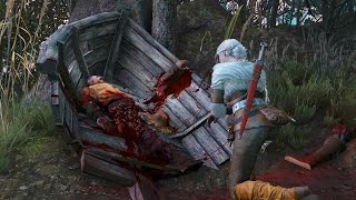 Ciris Story The King of the Wolves Witcher 3  Quest  Werewolf Fight [upl. by Colby]