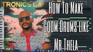 How to Make Gqom Drums like Mr Thela Tronics Land Series 2  FREE FLP [upl. by Tootsie638]