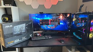 ASUS TUF Gaming VG246H1A amp BONTEC Monitor arm [upl. by Lalise481]