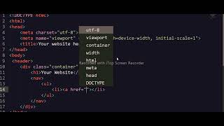 How to make website header using HTMLCSS PART1complete step by step guide [upl. by Norene]