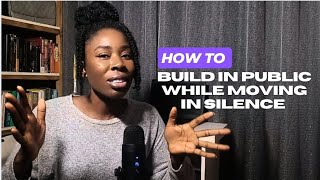 How To Build in Public amp Move in Silence levelup motivation growth [upl. by Eelanej]