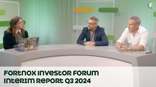 Fortnox Investor Forum  Interim Report Q3 2024 [upl. by Lowney]