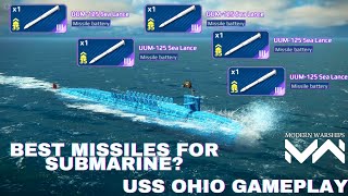 Modern Warships USS Ohio Full UUM125 Sea Lance Missiles  Best Missile For Submarine [upl. by Toney]