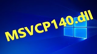 Как Скачать и Исправить ошибку MSVCP140dll [upl. by Bal818]