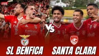 🔴BENFICA X SANTA CLARA  EM DIRETO [upl. by Rafaelia]