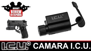 Camara ICU TACTICAM Airsoft Review en Español HD [upl. by Eetsim]