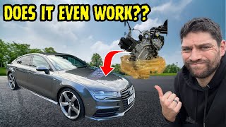 I PUT A £13000 ENGINE INTO A £10000 AUDI A7 PT2 [upl. by Salim636]