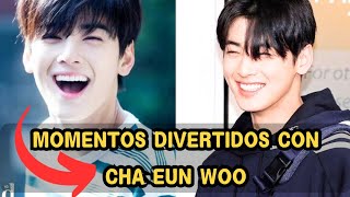 MOMENTOS DIVERTIDOS DE CHA EUN WOO [upl. by Nitsirt]