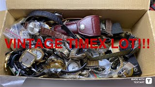 Vintage Timex mystery watch lot [upl. by Aihsoj]