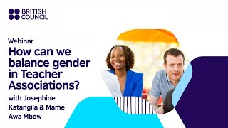 TEA webinar  How can we balance gender in Teacher Associations  J Katangila amp M A Mbow [upl. by Pyne]